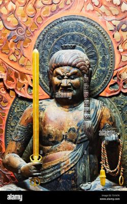  Der  Fudo Myoo zu Sanjusangen-do-Bildscroll: Eine faszinierende Reise durch die Welt des buddhistischen Schutzgottes